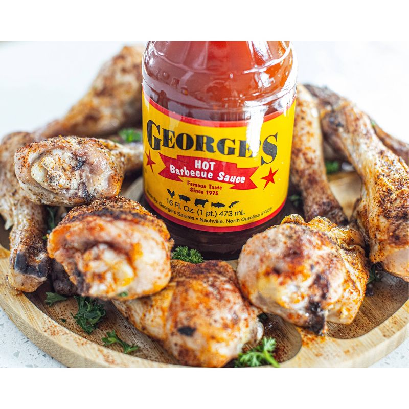 George's Hot Barbecue Sauce - 16oz