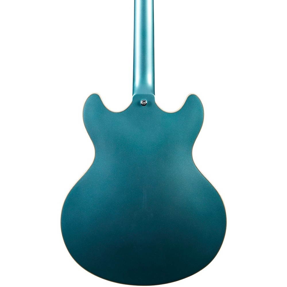 D'Angelico Premier DC Semi-Hollow Electric Guitar with Stopbar Tailpiece Ocean Turquoise