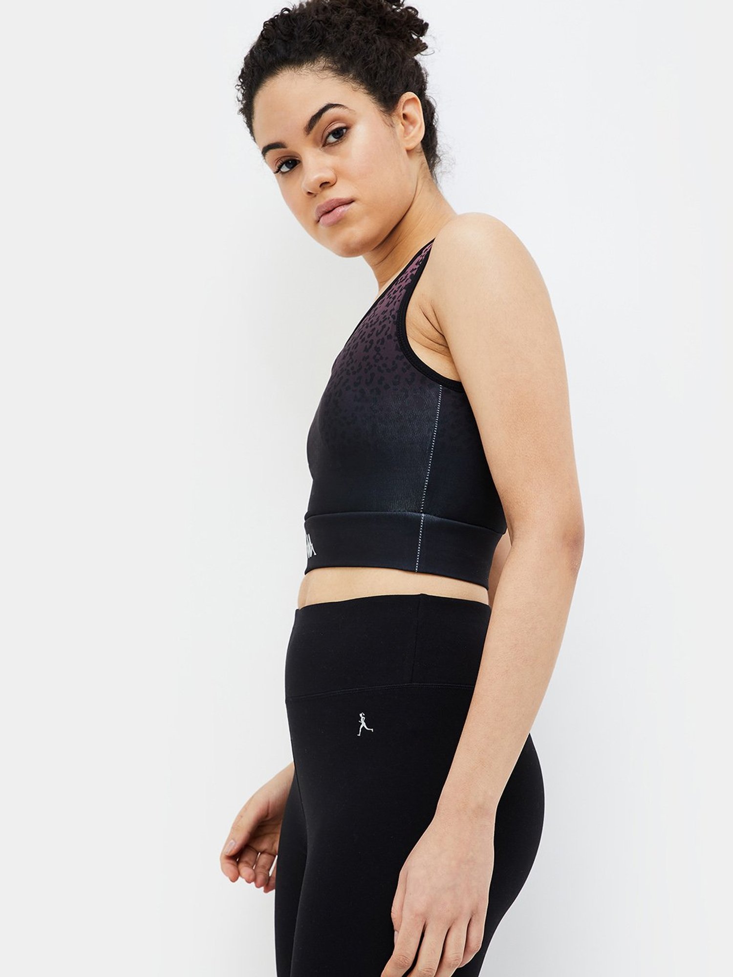 KAPPA Black & Pink Printed Tank Top