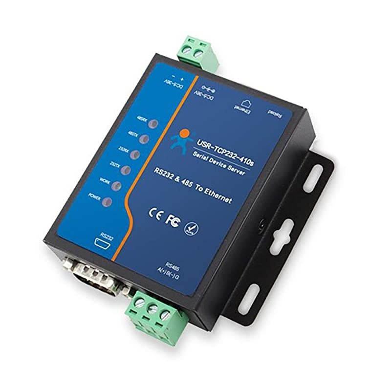 Serial to Ethernet Converter Adapter RS232 RS485 to TCPIP Serial Device Server Modbus Support DHCPDNS TCP232410S