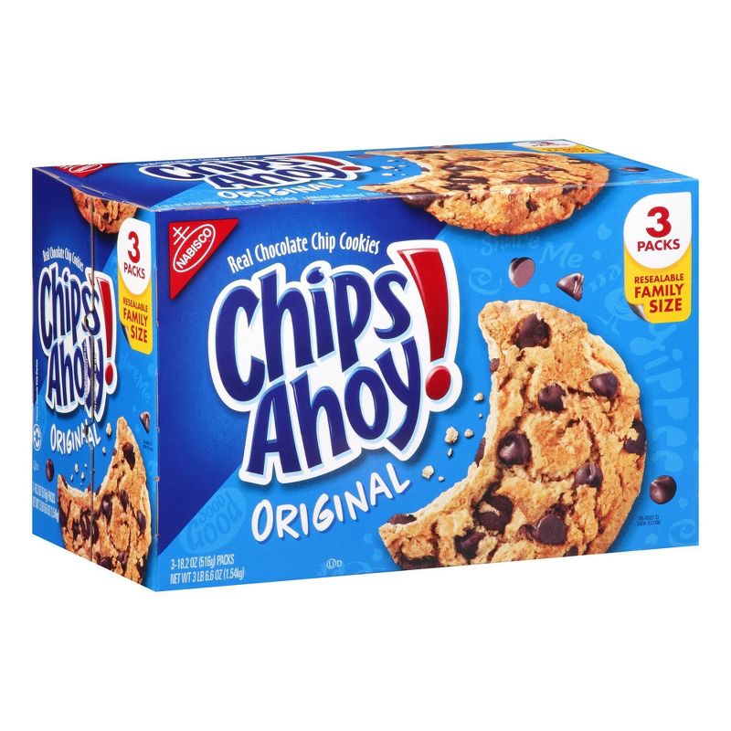 Nabisco Chips Ahoy! Original Chocolate Chip Cookies Family Size - 13.2oz/3pk