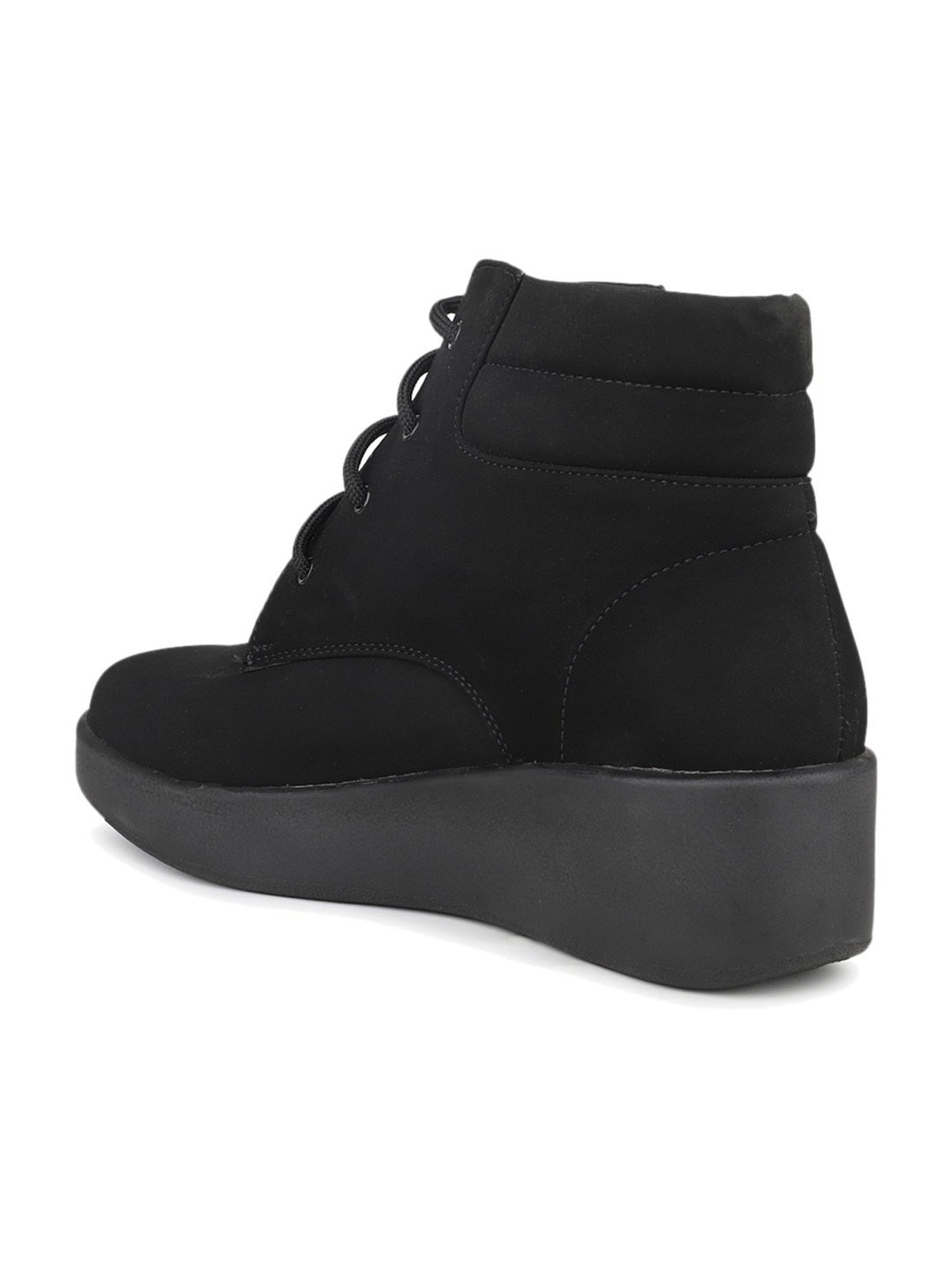 Inc.5 Women's Black Derby Boots