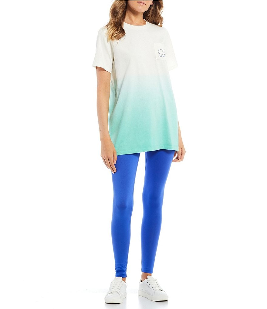Ivory Ella Short-Sleeve Printed Logo Graphic Tee