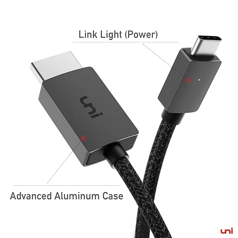 USB C to HDMI Cable  USB Type C to HDMI CableThunderbolt 3 Compatible for Home Office 4K Compatible for MacBook Pro iPad Air 4 iPad Pro 2020 MacBook Air iMac S20 XPS 15 and More 6ft