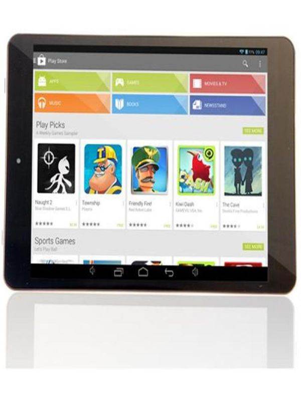 Nextbook NX785QC8G Tablet PC - ARM Cortex A9 RK3188 1.6 GHz Quad-core Processor - 1 GB DDR3 RAM - 8 GB Storage - 8.0-inch Display - Android 4.2 Jelly Bean - Wi-Fi - Black