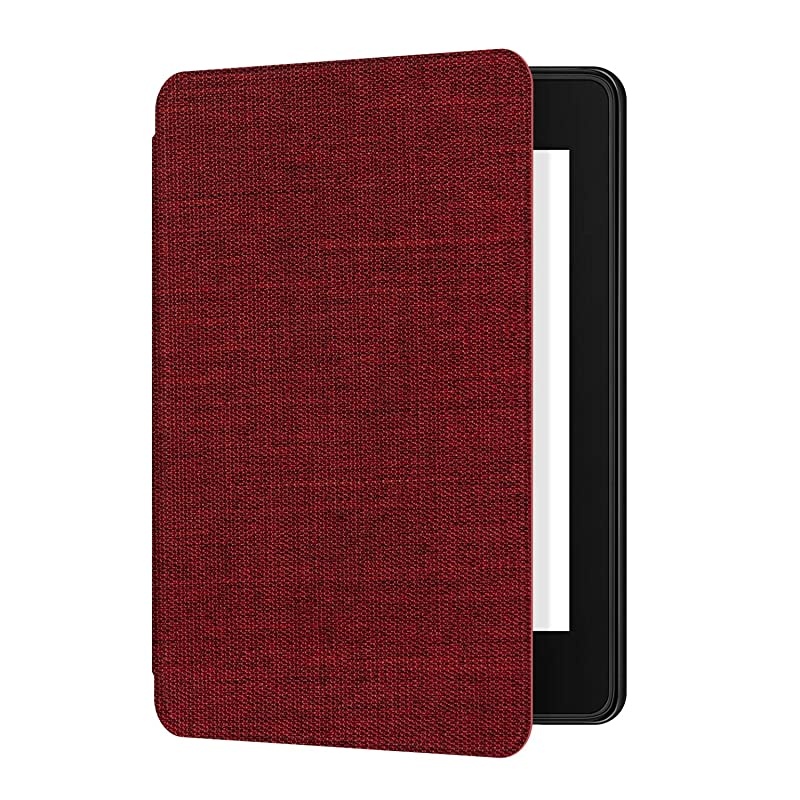 Fabric Case for Kindle Paperwhite 2018 ThinnestampLightest Smart Cover with Auto WakeSleep Fits  The Latest Kindle Paperwhite10th Generation2018K10 Red