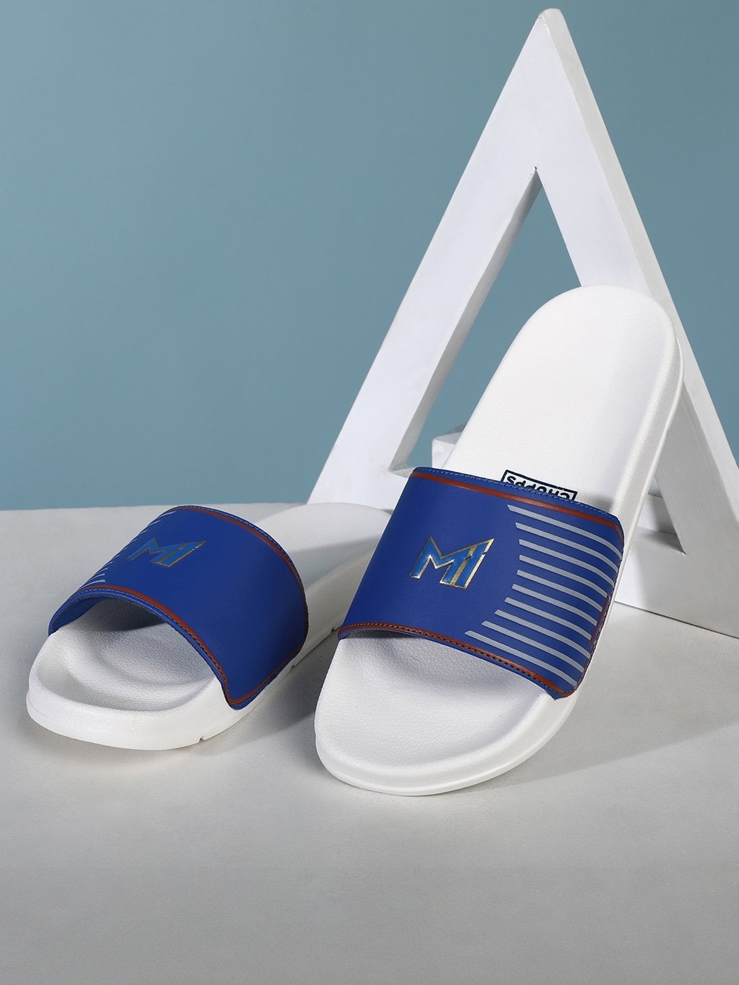 Chupps Men's MI Official Blue Slides