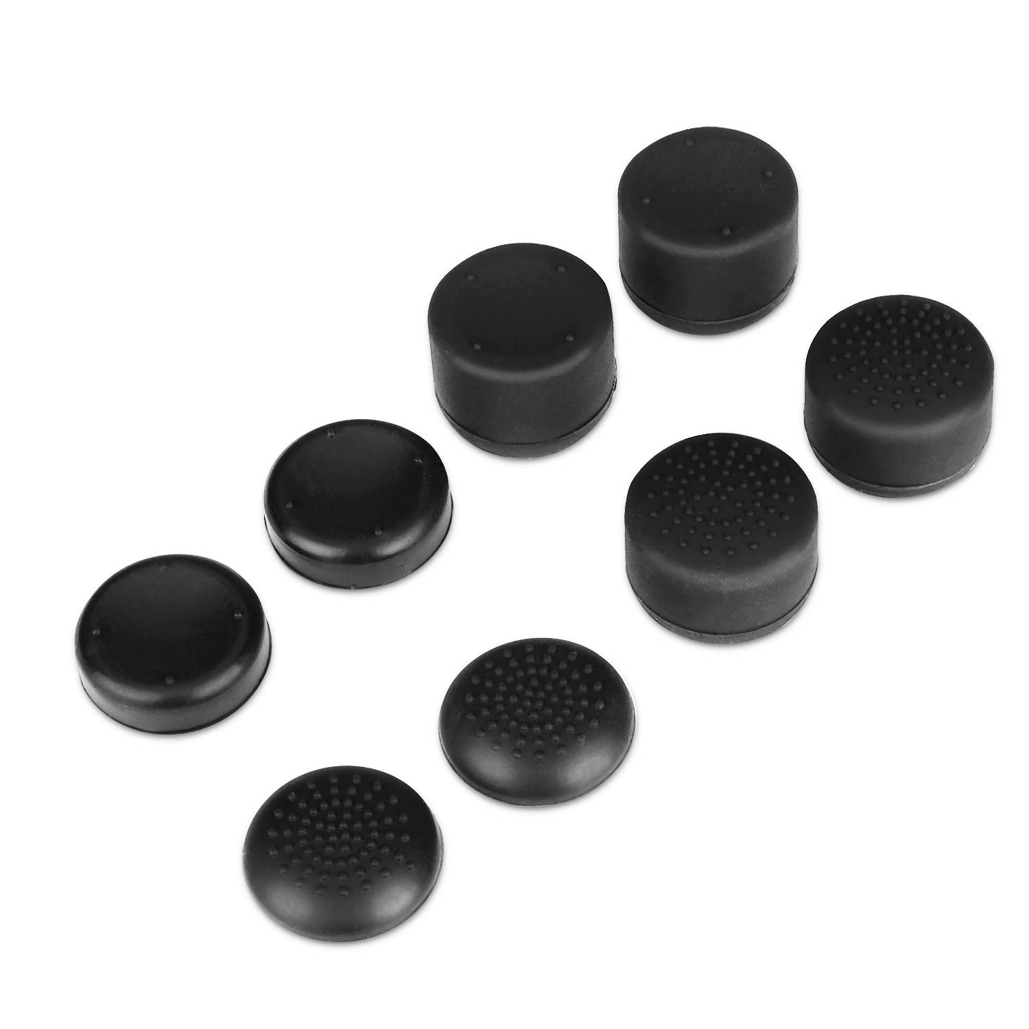 PS4 / Slim / Pro Controller Skin Grip Cover Case Set - Protective Soft Silicone Gel Rubber Shell & Studded Anti-slip Thumb Stick Caps for Sony PlayStation 4 Controller Gaming Gamepad (Mystic Red)