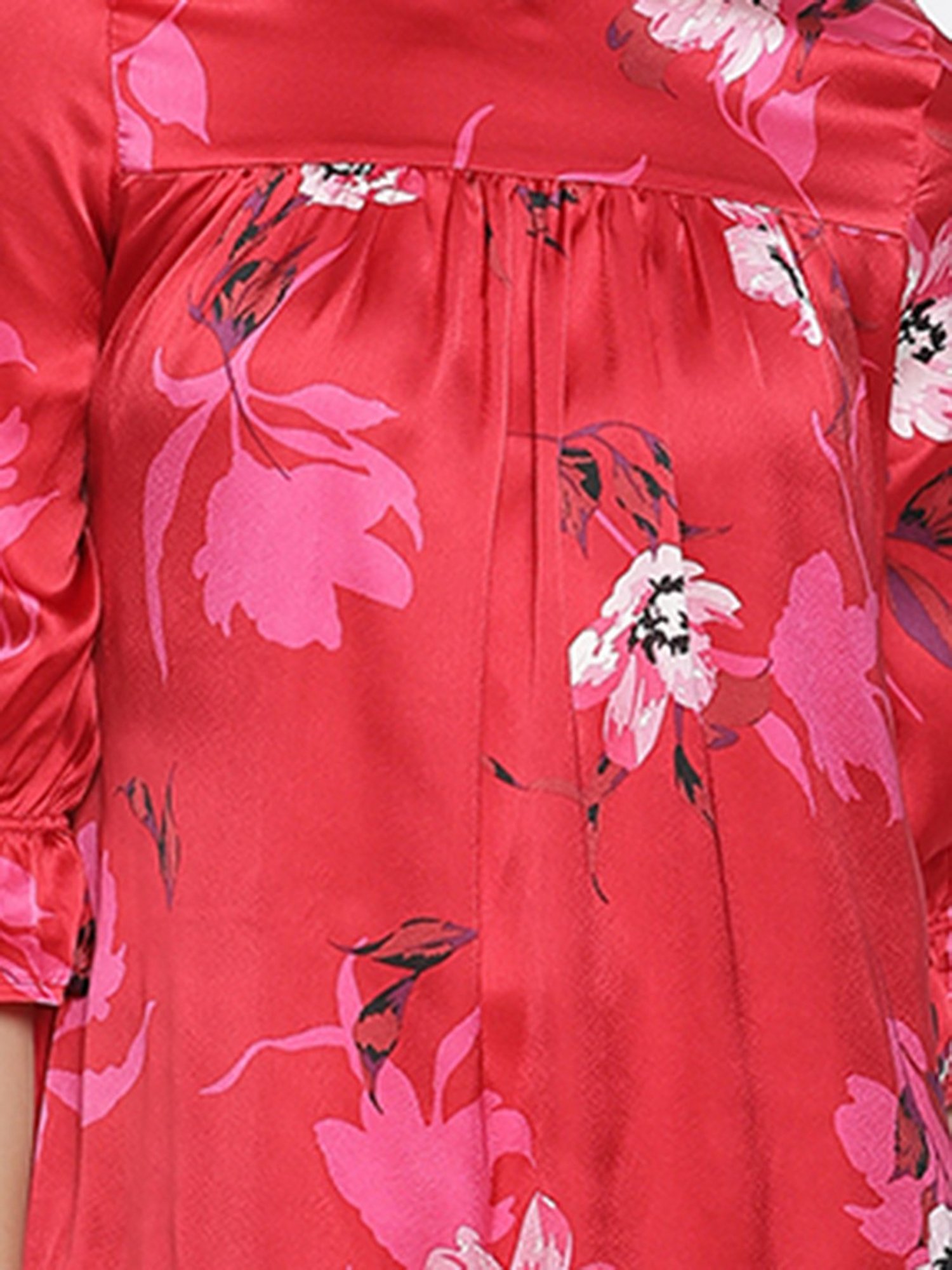 Oxolloxo Pink Floral Print Nighty