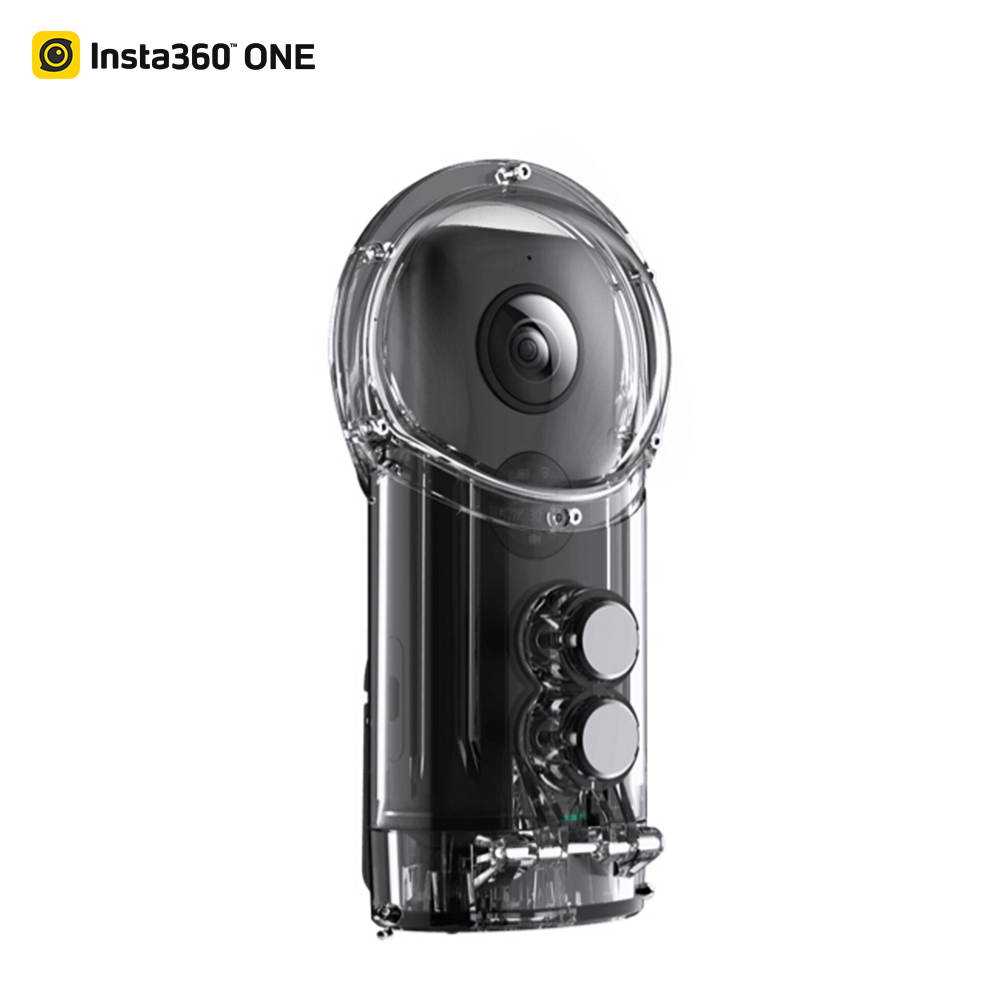 Insta360 ONE X Camera Diving Case Housing IPX8 30 Meters Waterproof with 1/4 Inch Screw Hole for Surfing Diving Snorkeling