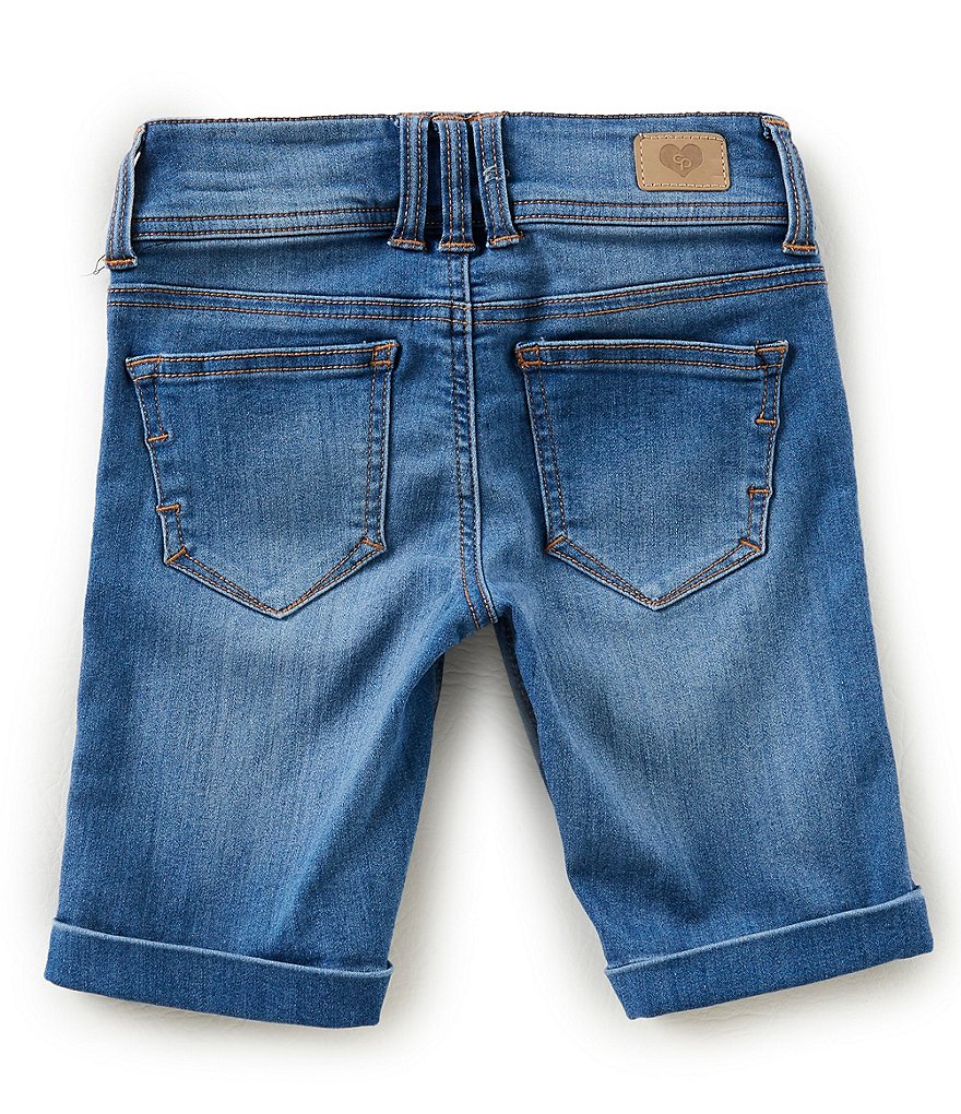 Angie Big Girls 7-14 Smocked Tie-Dye Shorts