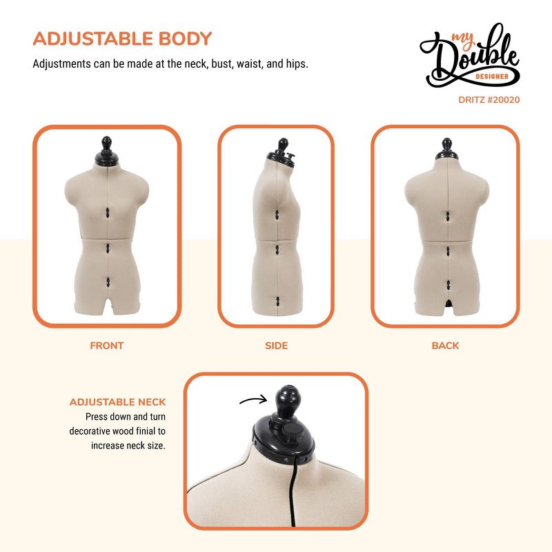 Dritz Petite My Double Designer Dress Form