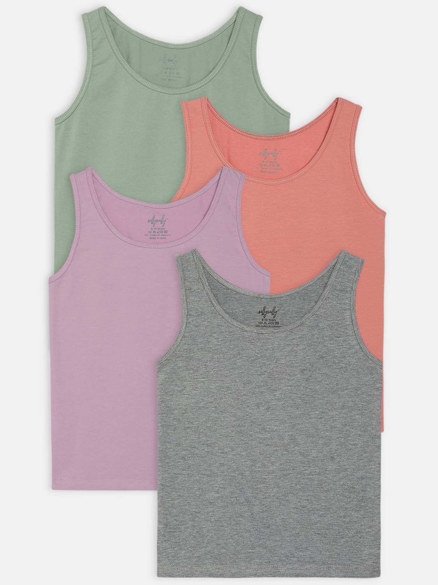 Sillysally Kids Multicolor Regular Fit Vest