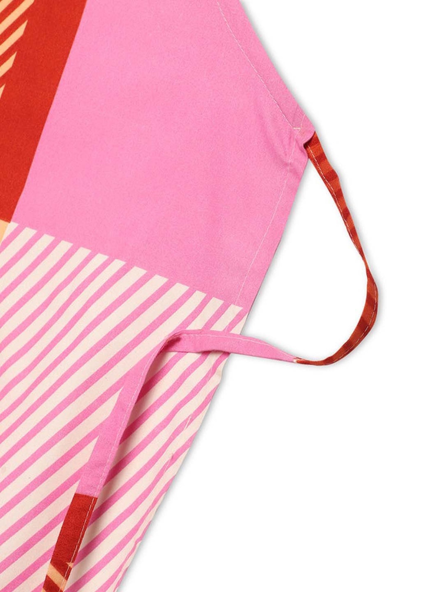 Dhrohar Multicolor Cotton 120 TC Apron - Set of 2