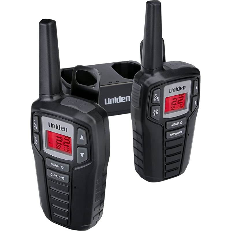 SX2372CK Up to 23Mile Range FRS TwoWay Radio Walkie Talkies with Rechargeable Batteries amp Dual Charging Cradle 22 Channels 121 Privacy Codes NOAA Weather Channels + Alerts Black