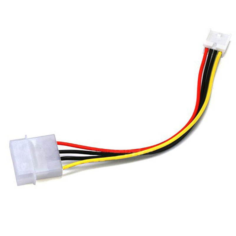 IDE Molex Large SP4 4Pin Power Supply to Floppy Drives Small 4 pin Adapter Converter Power Cord Cord for Floppy Drive