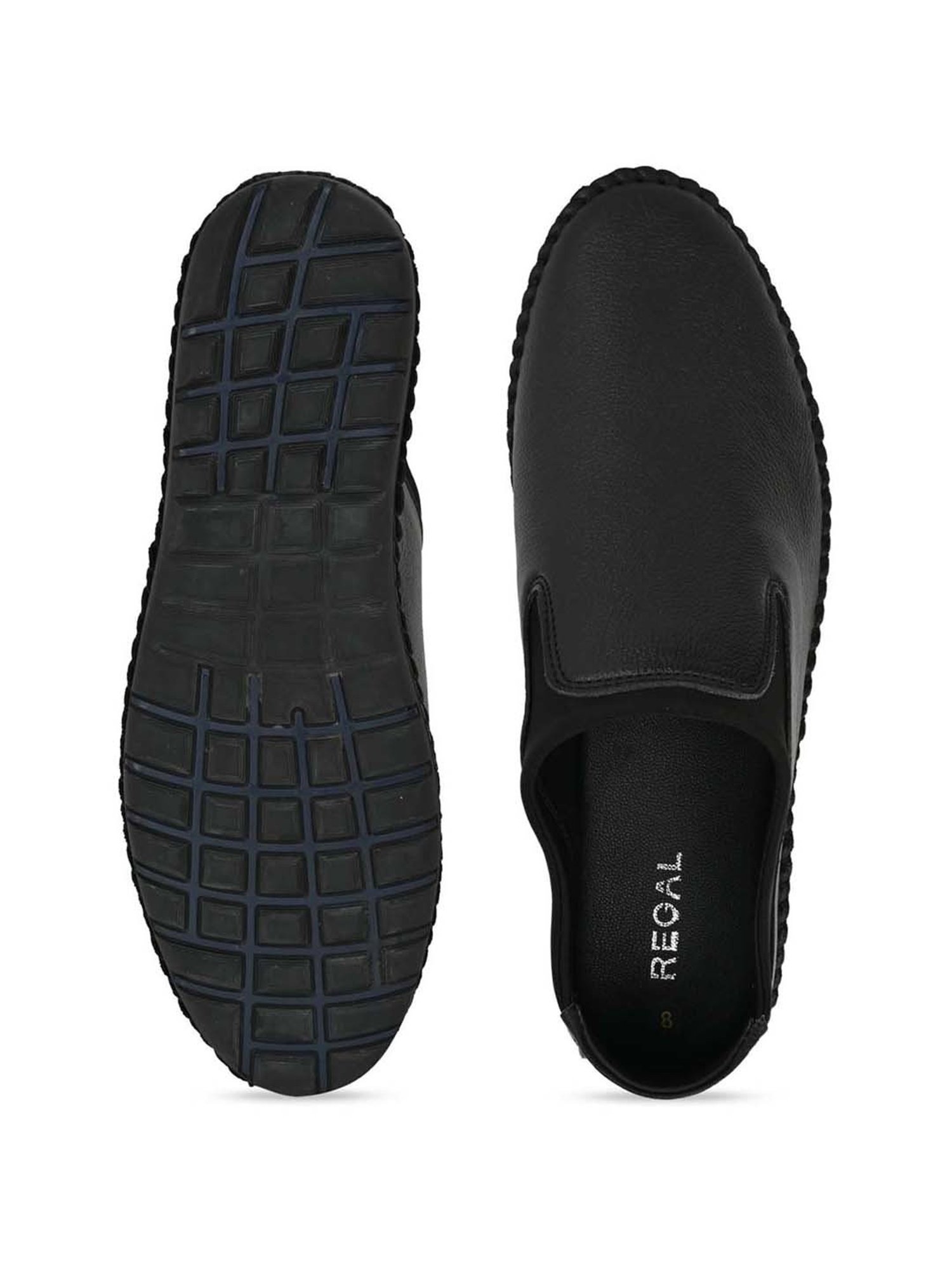 Regal Men's Black Casual Loafers