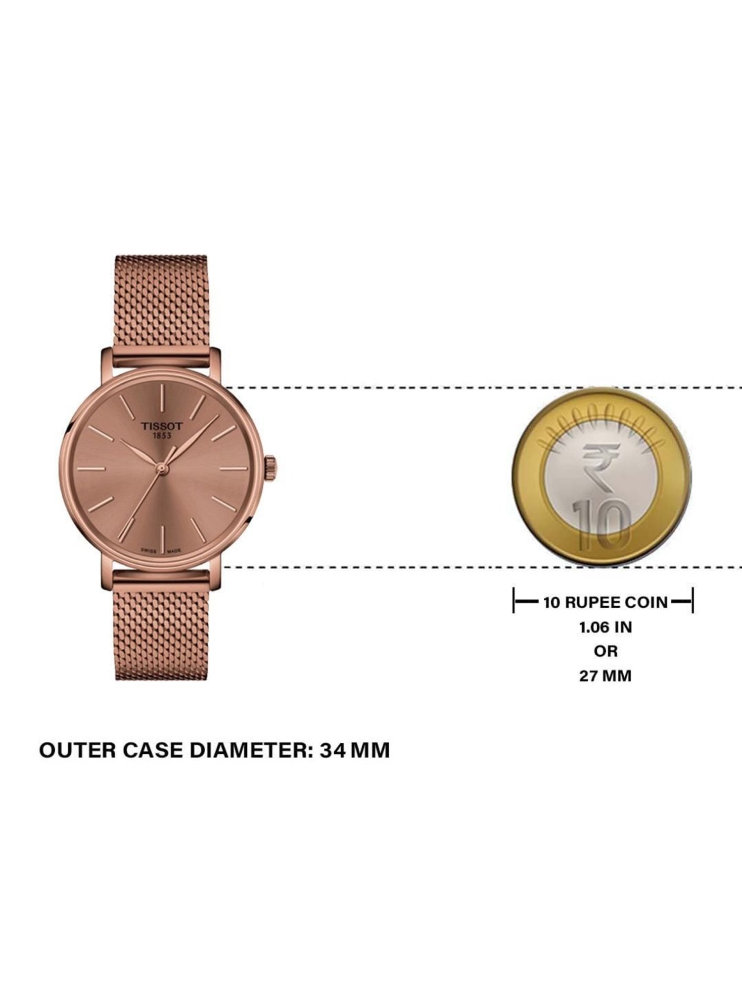 TISSOT T1432101101100 T-Classic Watch for Women