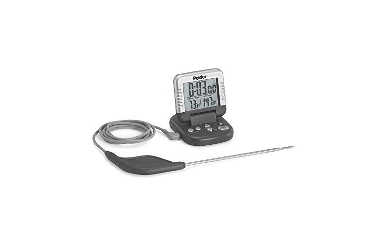 Polder Clock time stopwatch white