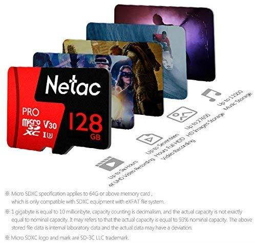 crae9kd Netac Micro SD Memory Card High Speed MicroSDXC TF Card 128GB