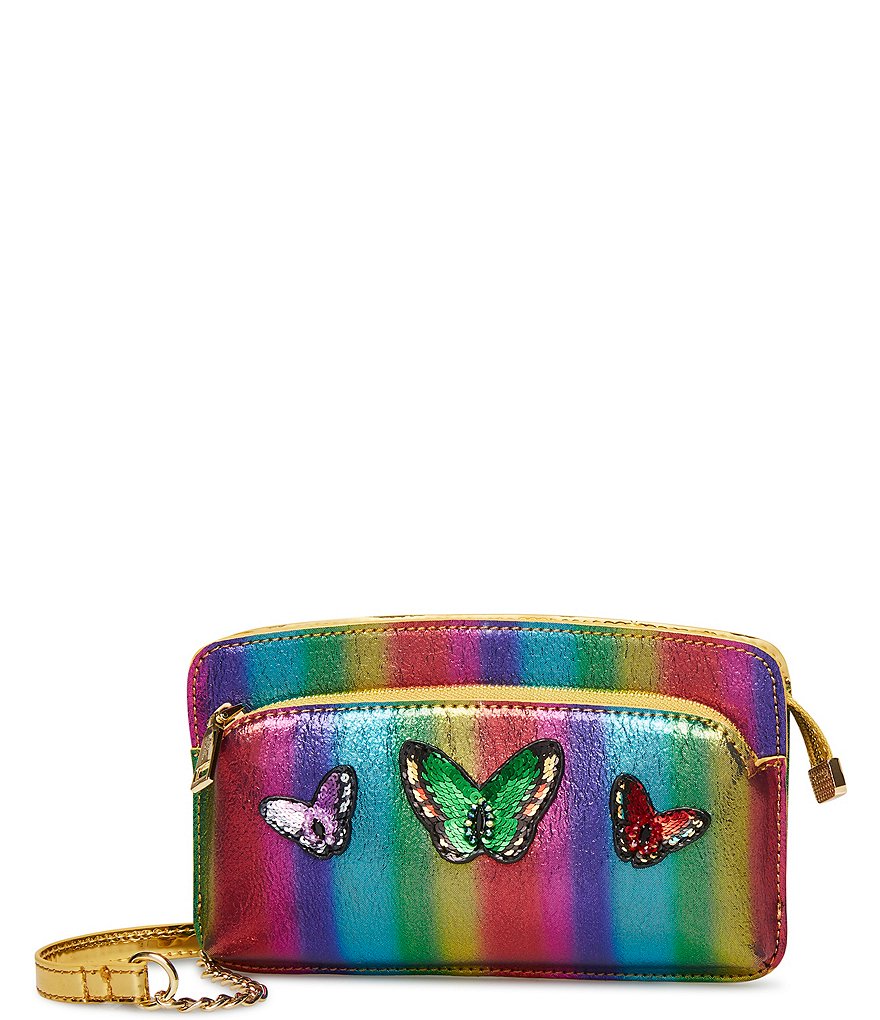 Betsey Johnson Butterfly Rainbow Crossbody Bag
