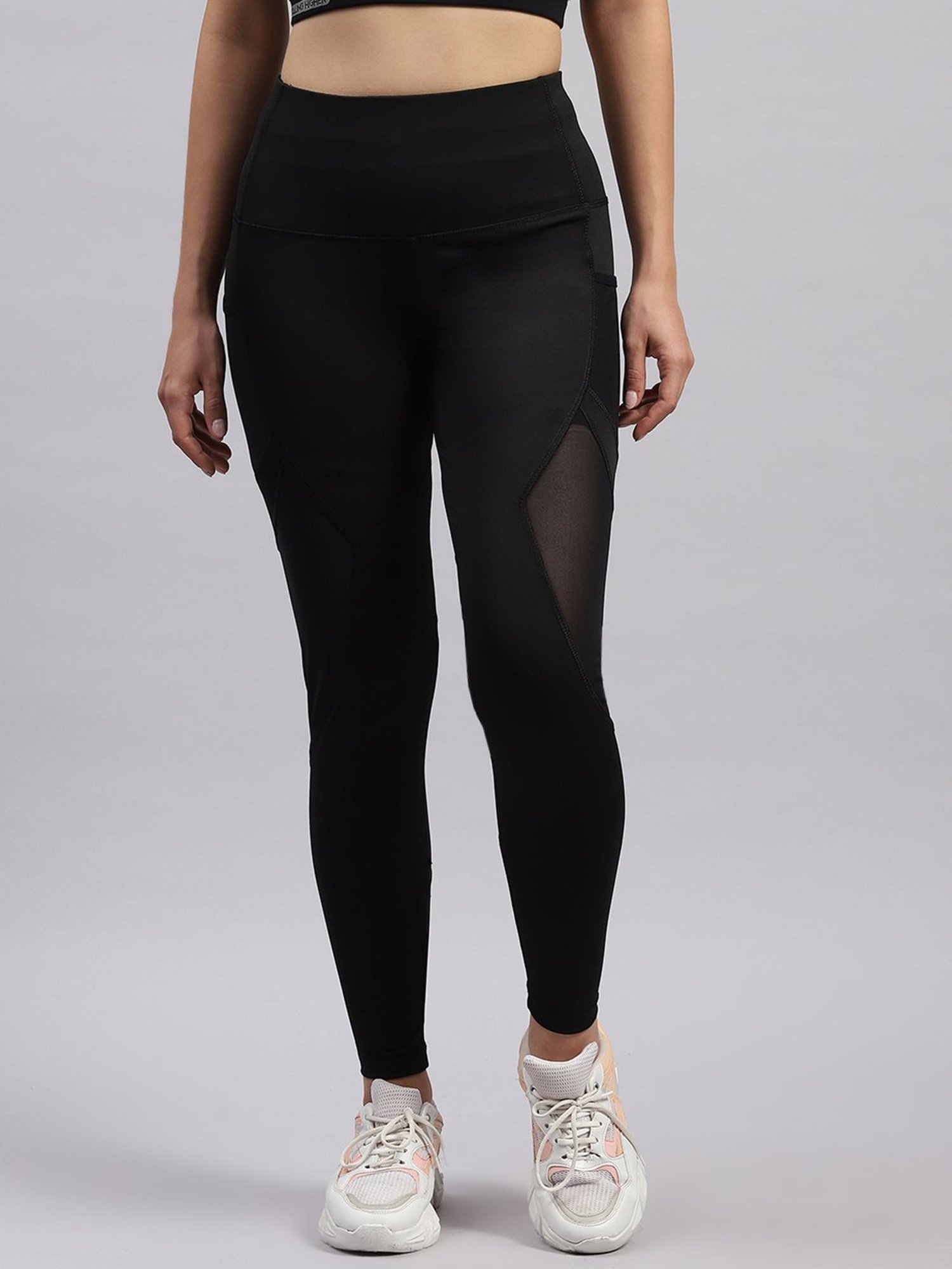 Rock.it Black Regular Fit Tights