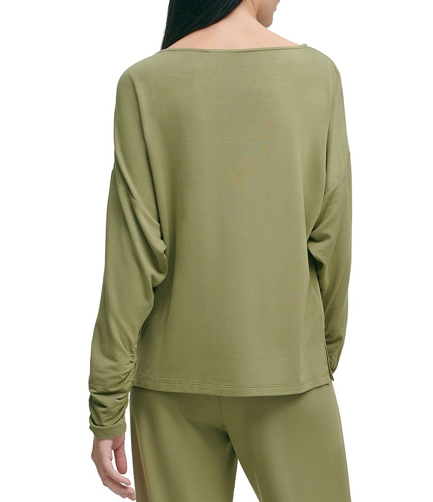 Karen Kane Short Sleeve Tie-Dye Hoodie