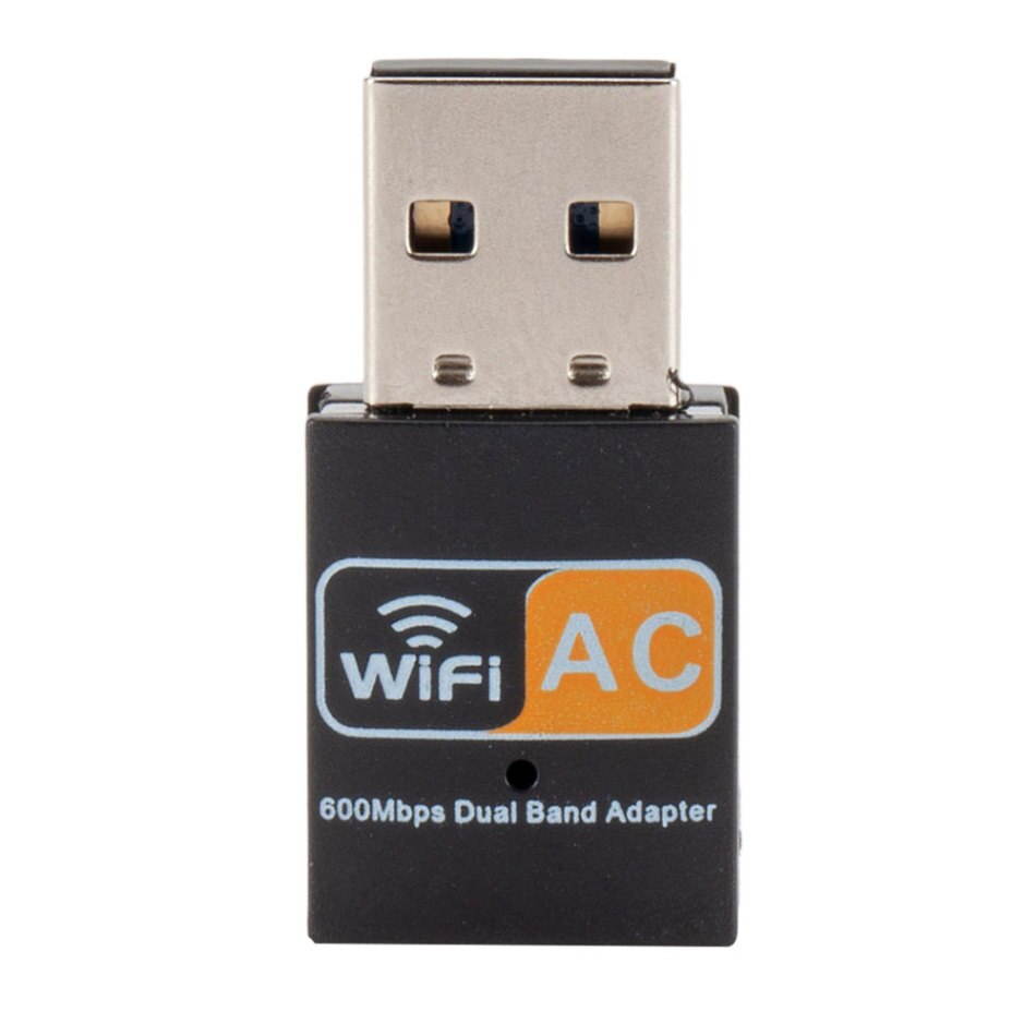 1 pcs Wireless USB WiFi Adapter 600Mbps Wi fi PC Network Card Dual Band Wifi 5 Ghz Adapter Lan Dongle USB Ethernet Receiver AC Wi Fi