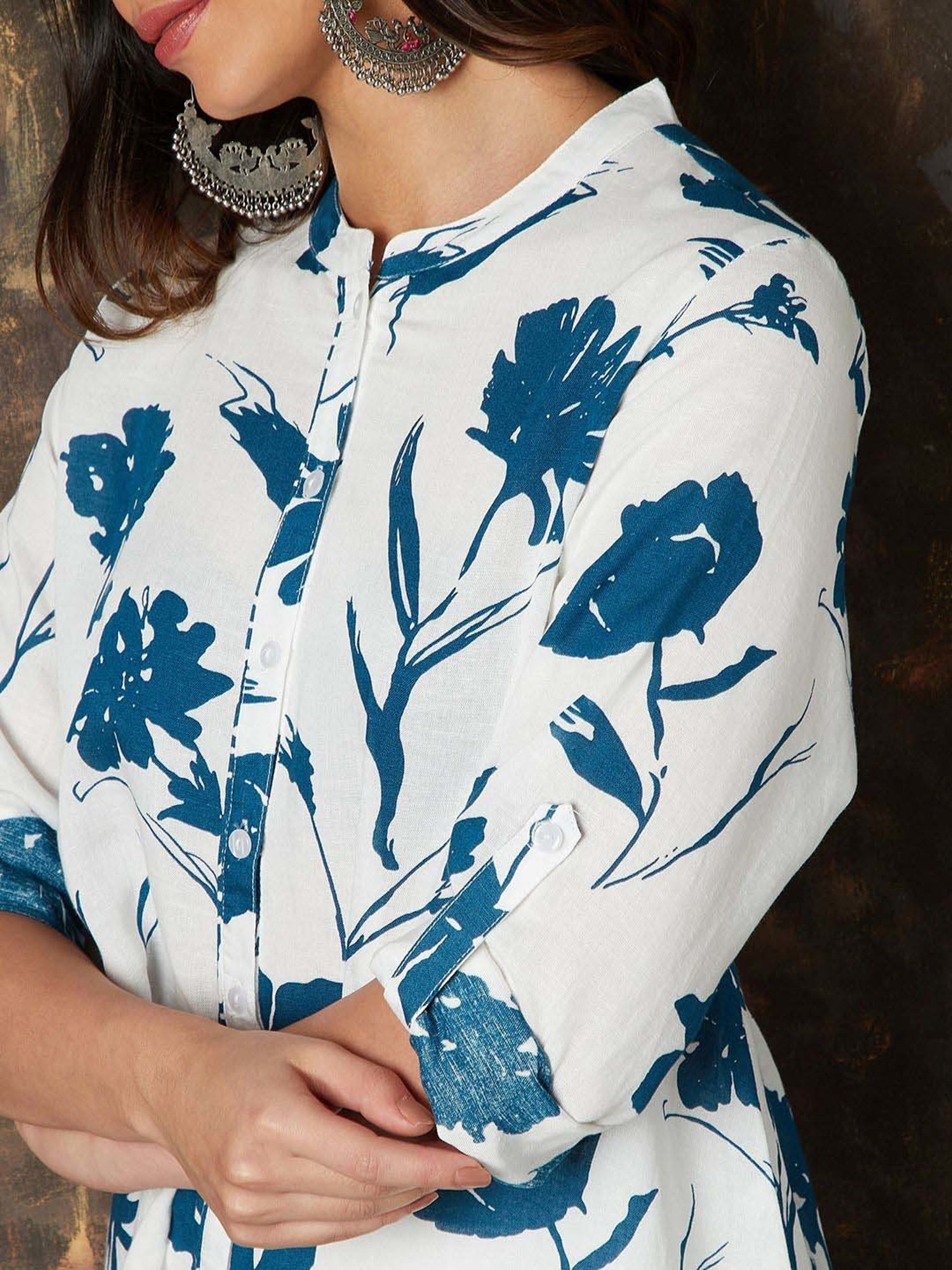 Melange by Lifestyle White Printed Tunic