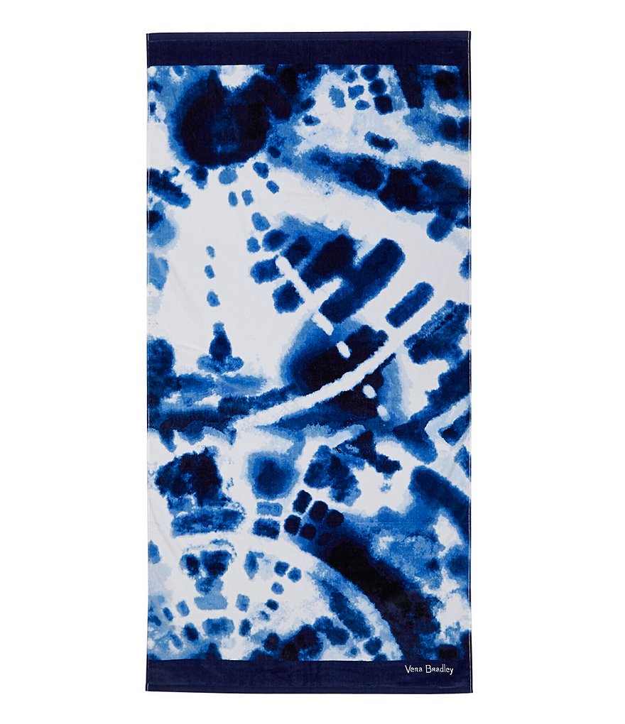 Studio D Outdoor Collection Gum Drop Stripe Terry Velour Beach Towel