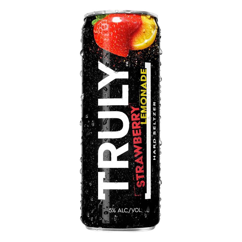 Truly Strawberry Lemonade Hard Seltzer - 6pk/12 fl oz Slim Cans