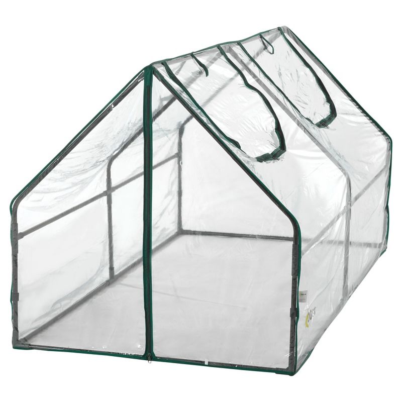 Ultra Deluxe Compact Outdoor Seed Starter Greenhouse Cloche - Light Clear - Ogrow