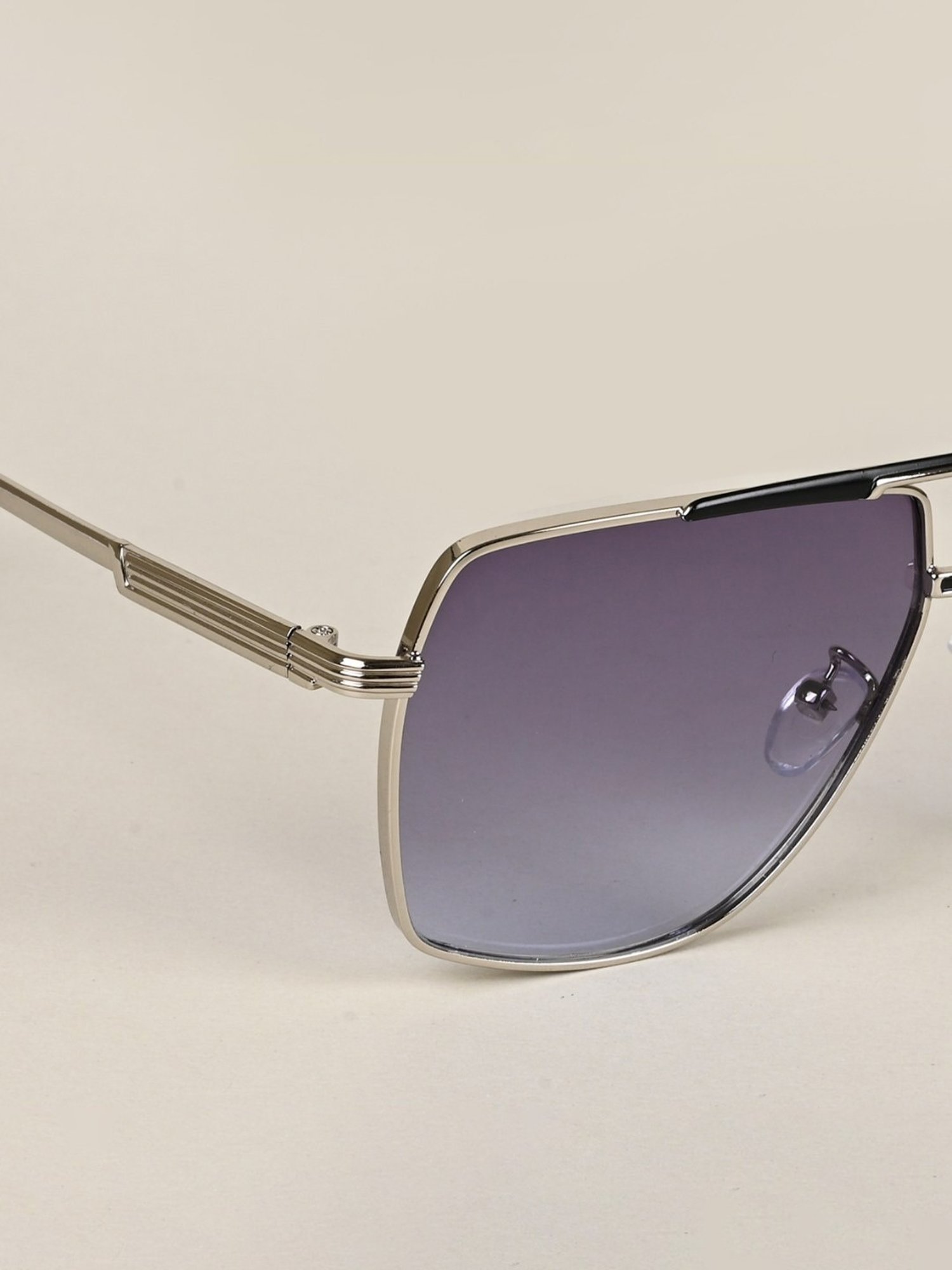 Voyage Grey Aviator UV Protection Unisex Sunglasses