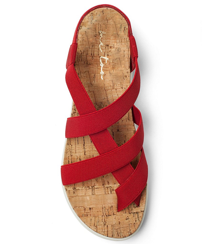 Me Too Mardi Toe Thong Elastic Platform Cork Sandals