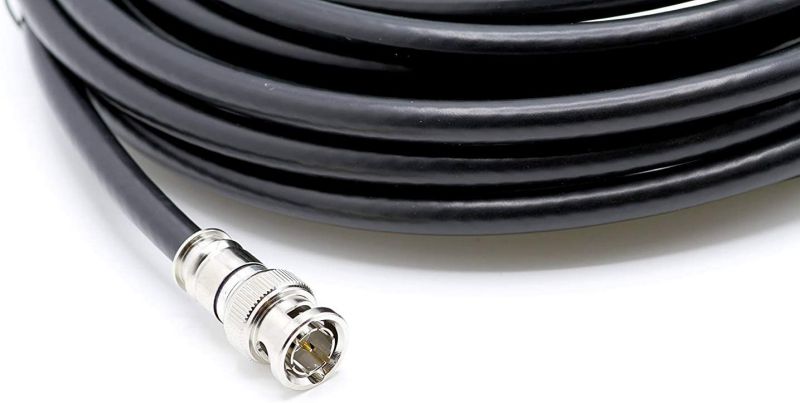 25 foot Red BJC High-flex 3G/6G HD SDI patch cable (Belden 1505F), BNC to BNC