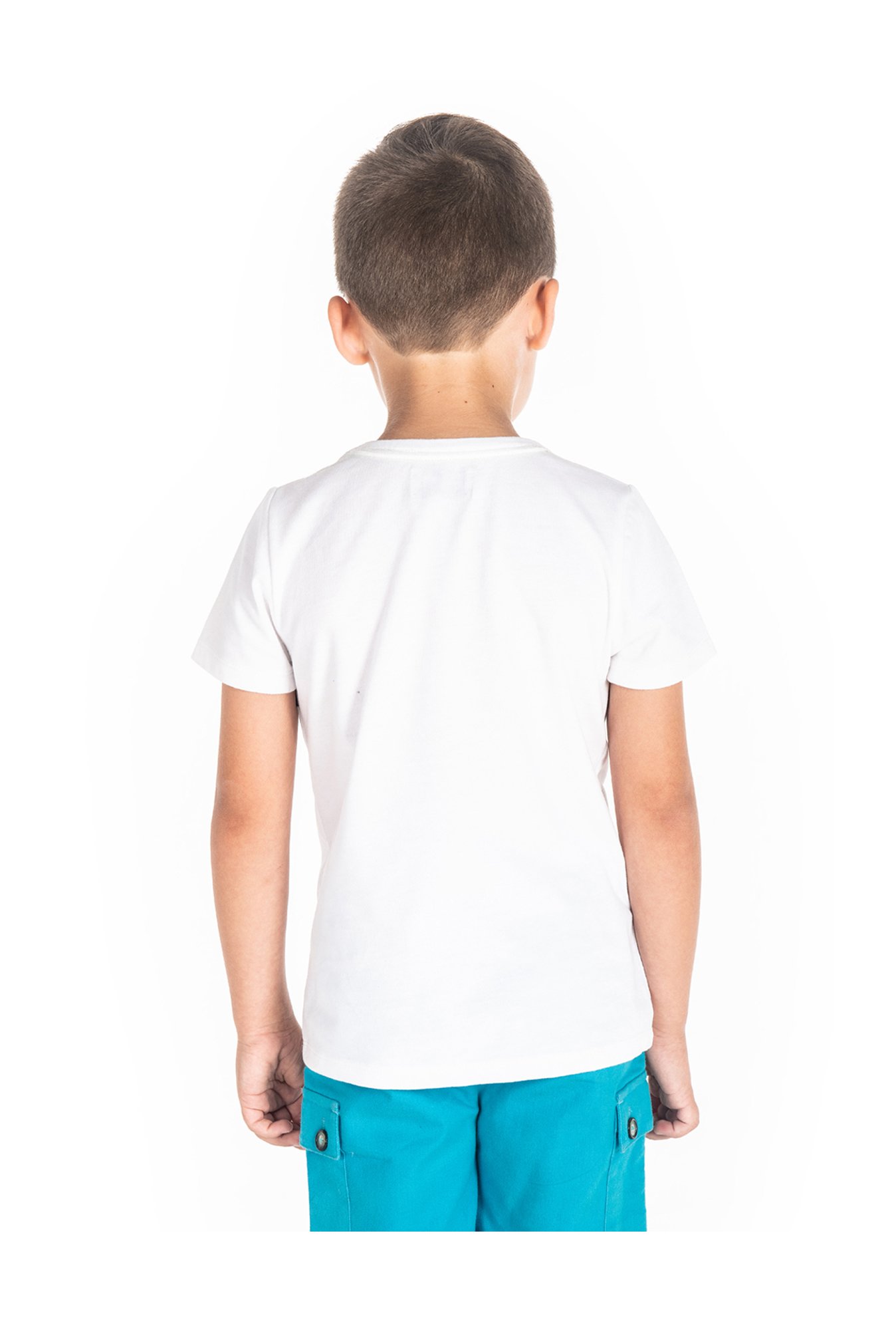 Cherry Crumble By Nitt Hyman Kids White Striped T-Shirt