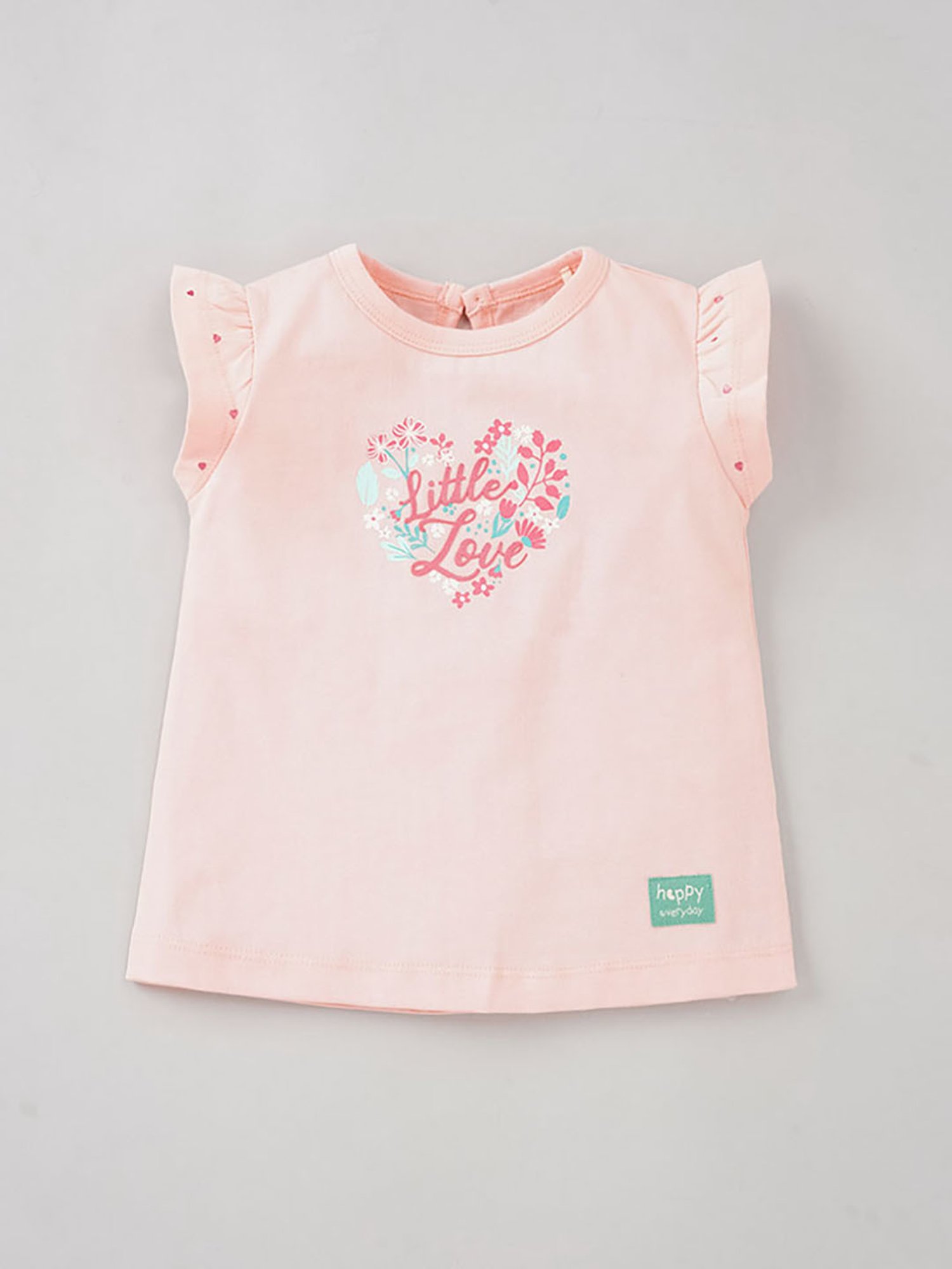 Ed-a-Mamma Baby Pink Printed Top with Pants