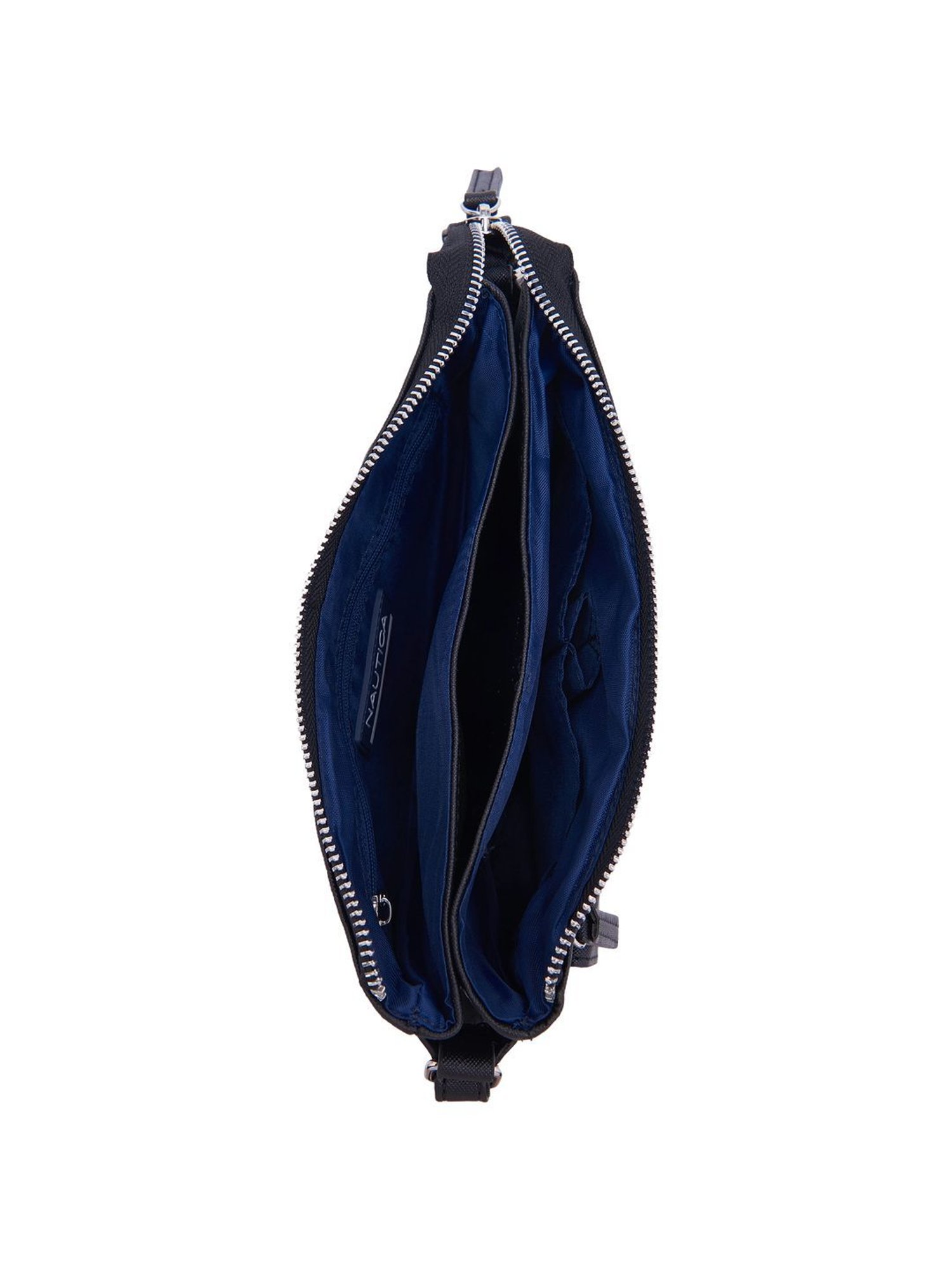 Nautica Black Solid Medium Sling Handbag