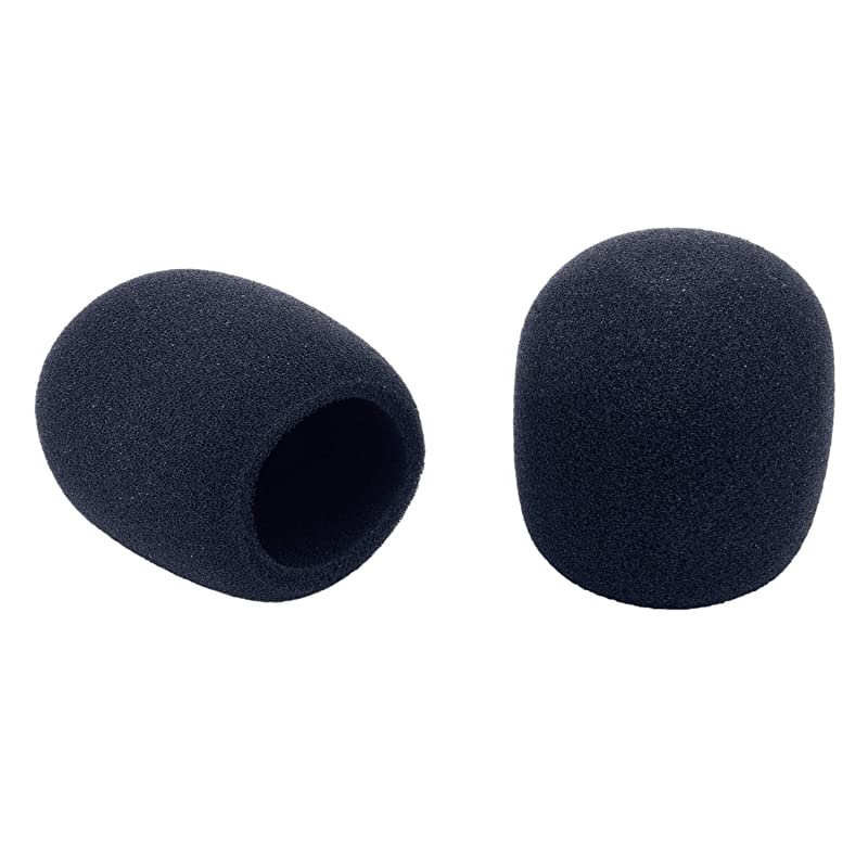 Mic Foam Cover Windscreen Pop Filter Compatible with Blue Yeti, Blue Yeti Pro Condenser Microphone, 2 Pack
