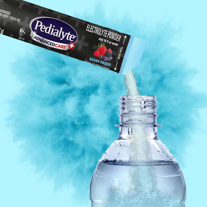 Pedialyte Advanced Care Electrolyte Powder - Berry Frost - 6ct