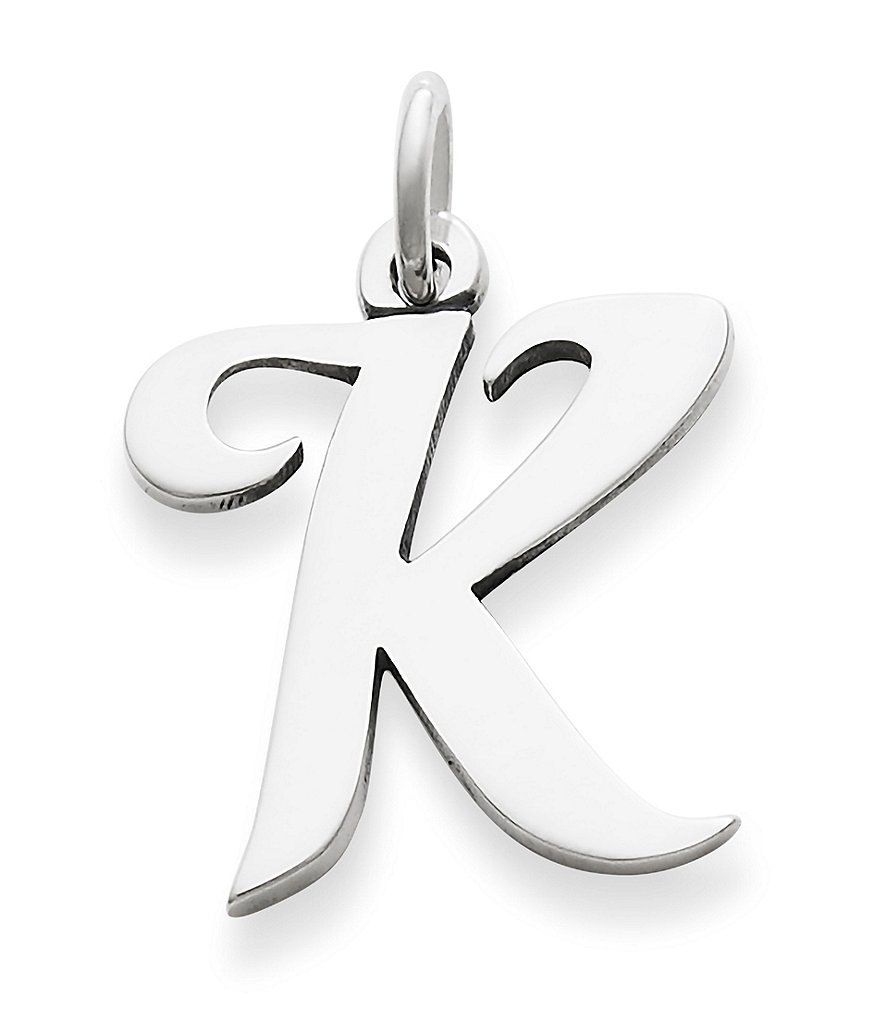 James Avery Large Script Initial Pendant