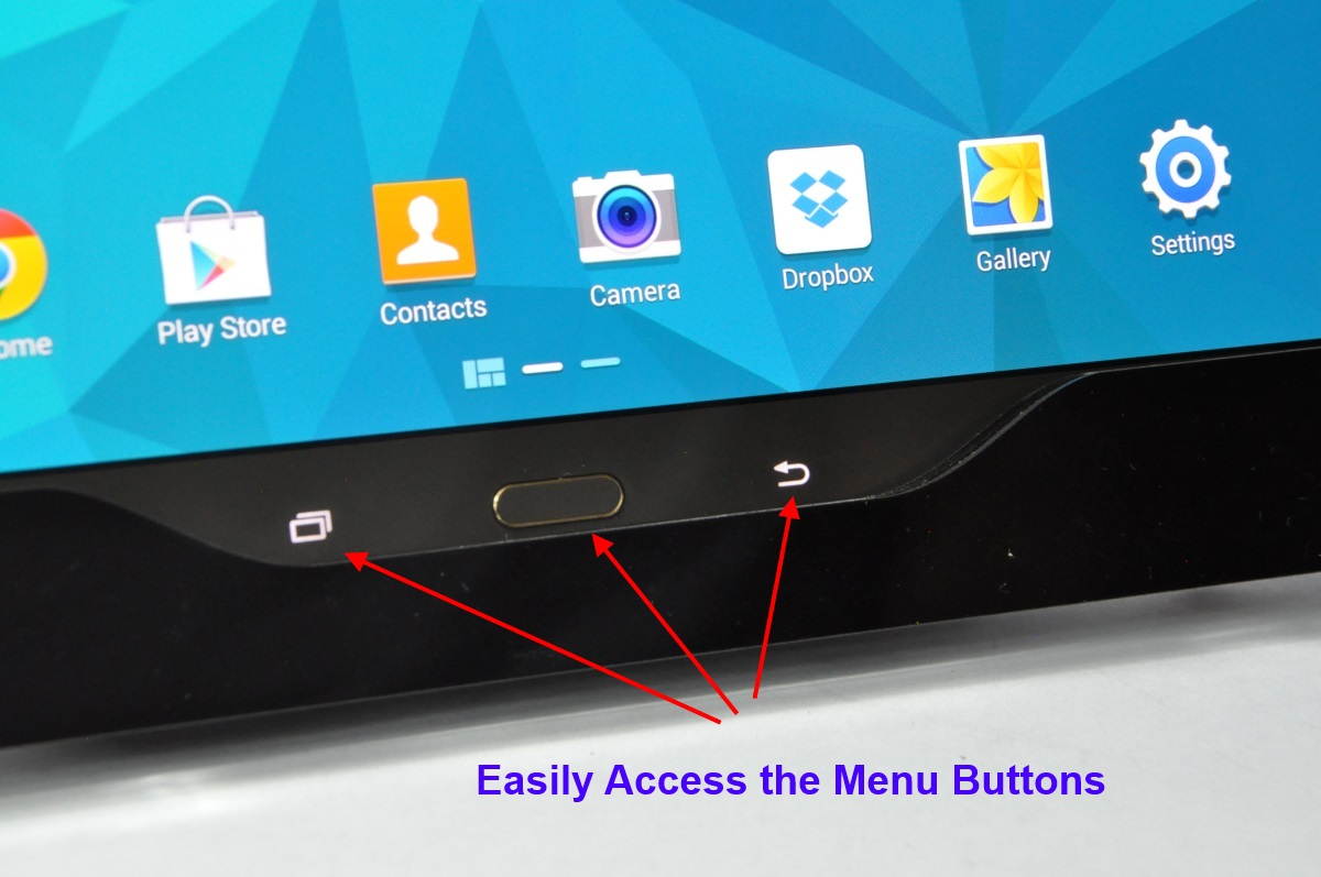 Clear Desktop Security Stand for Samsung Galaxy Tab S 10.5 used as Kiosk, POS, Store Display, Show Display