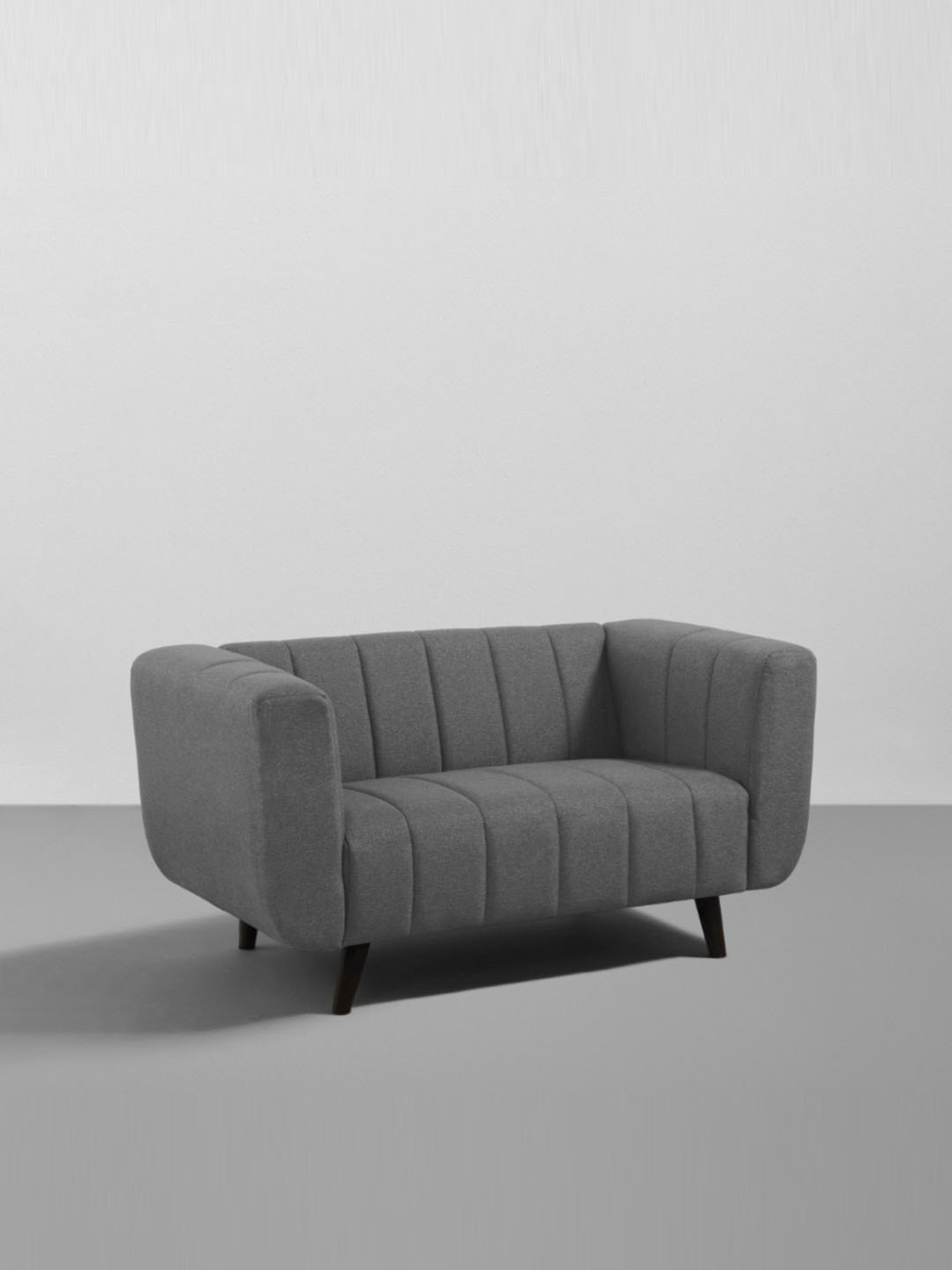 Sleepyhead Kiki Graphite Grey Fabric 2 Seater Sofa