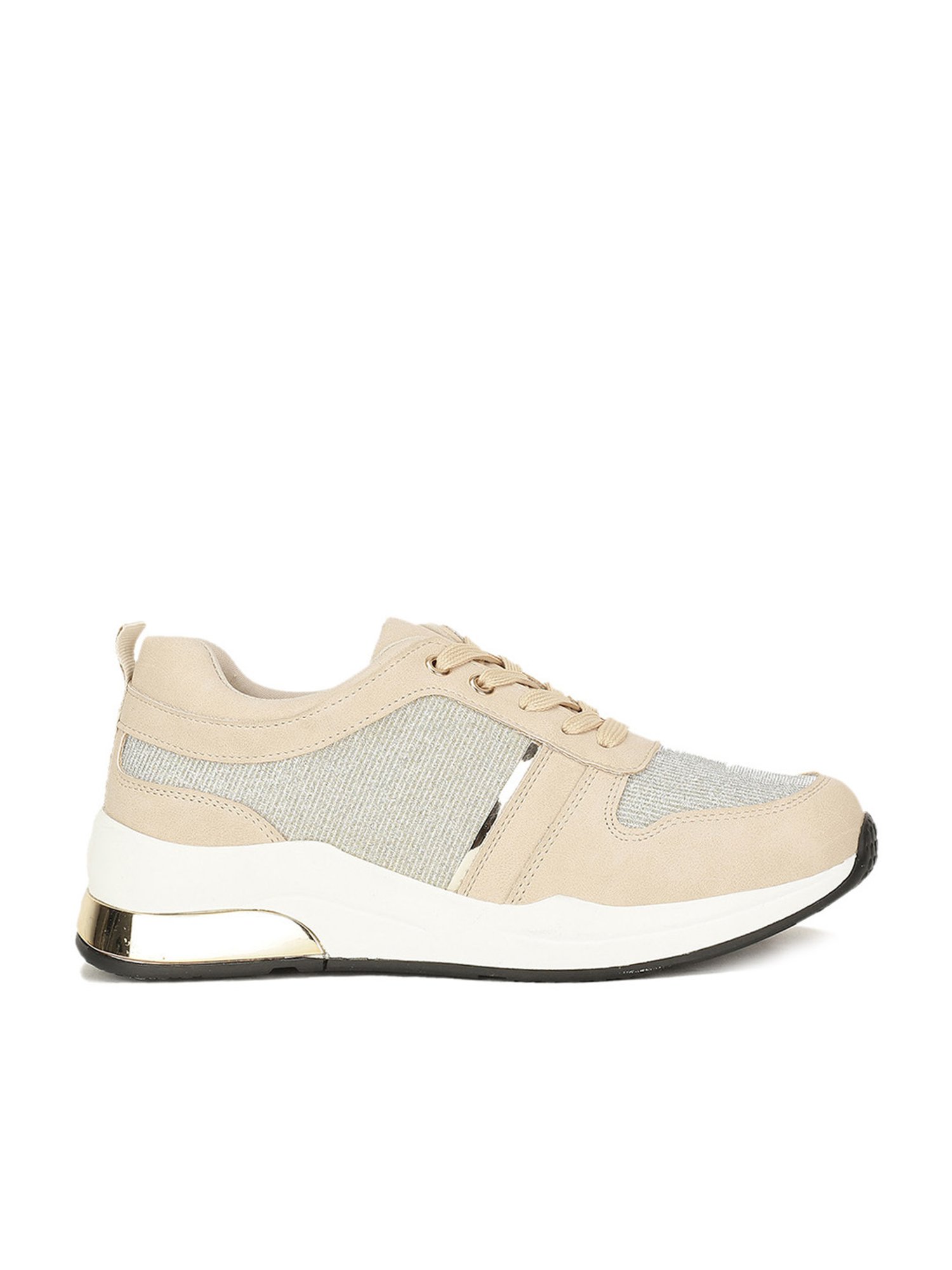 Bata Women's Beige Running Shoes