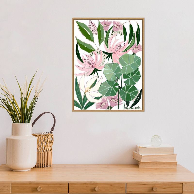 18" x 24" Bohemia 1 by Marisa Anon Framed Canvas Wall Art - Amanti Art