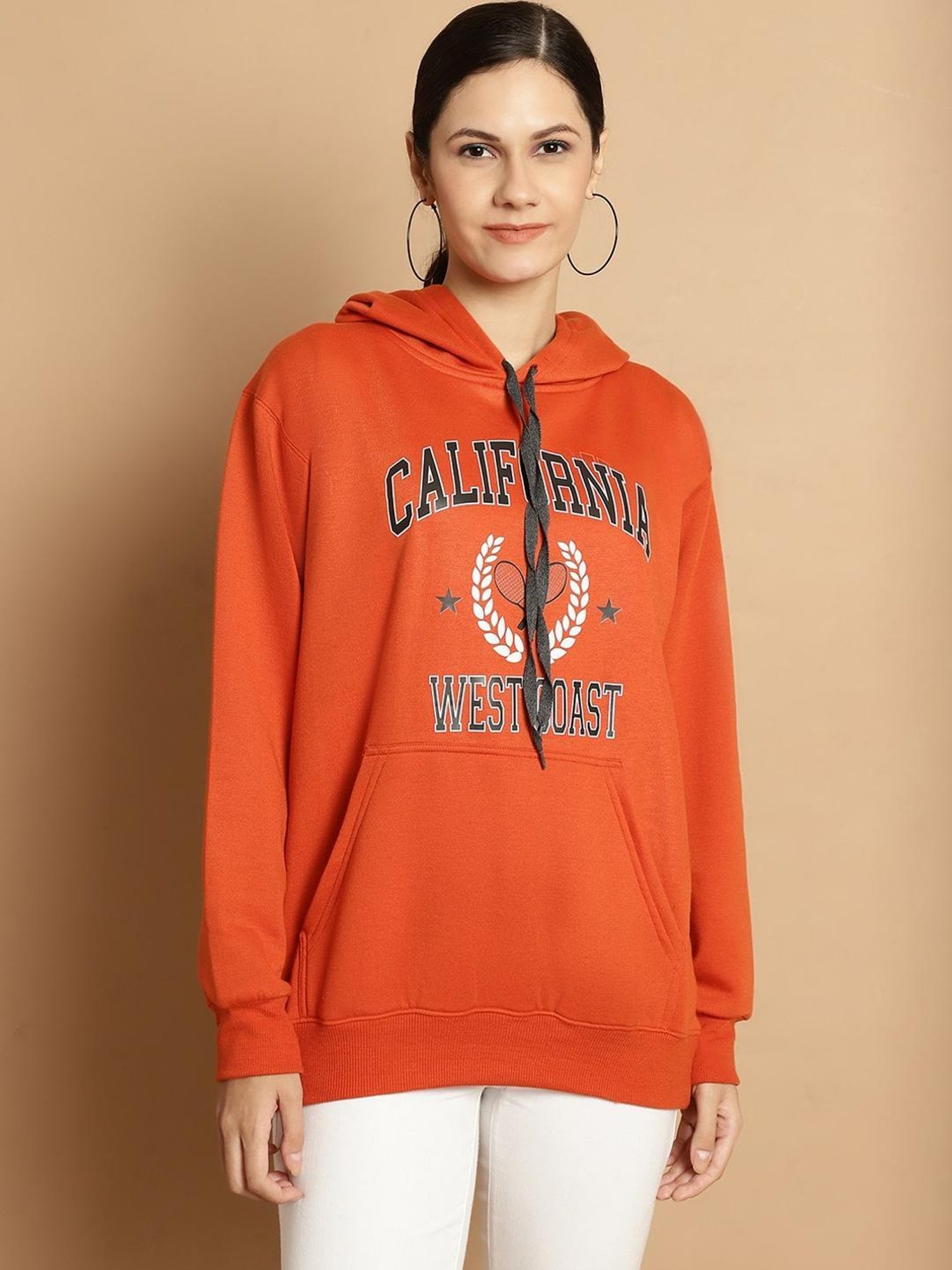 Vimal Jonney Rust & Black Printed Sweatshirt - Pack Of 2