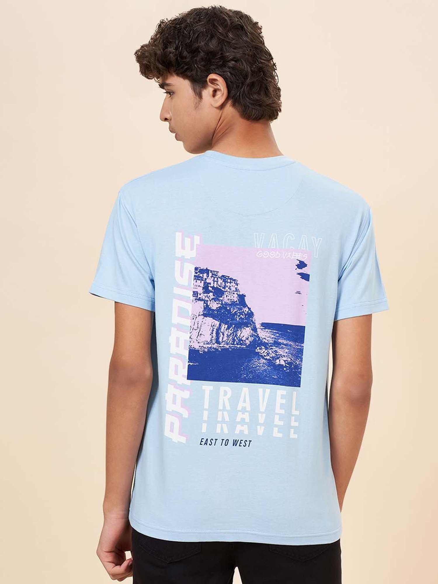 Coolsters by Pantaloons Kids Blue Cotton Printed T-Shirt