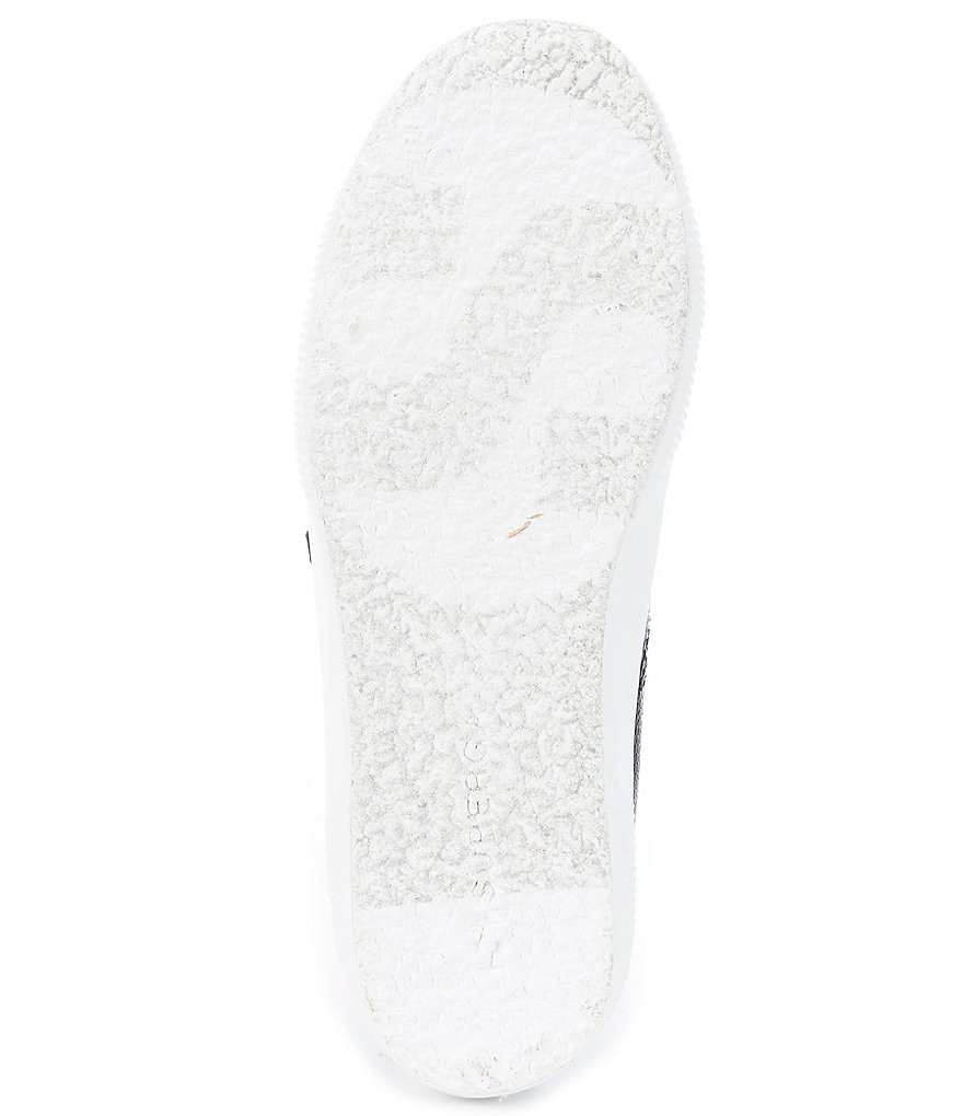 Superga 2750 Faux Leather Lizard Embossed Lace-Up Sneakers