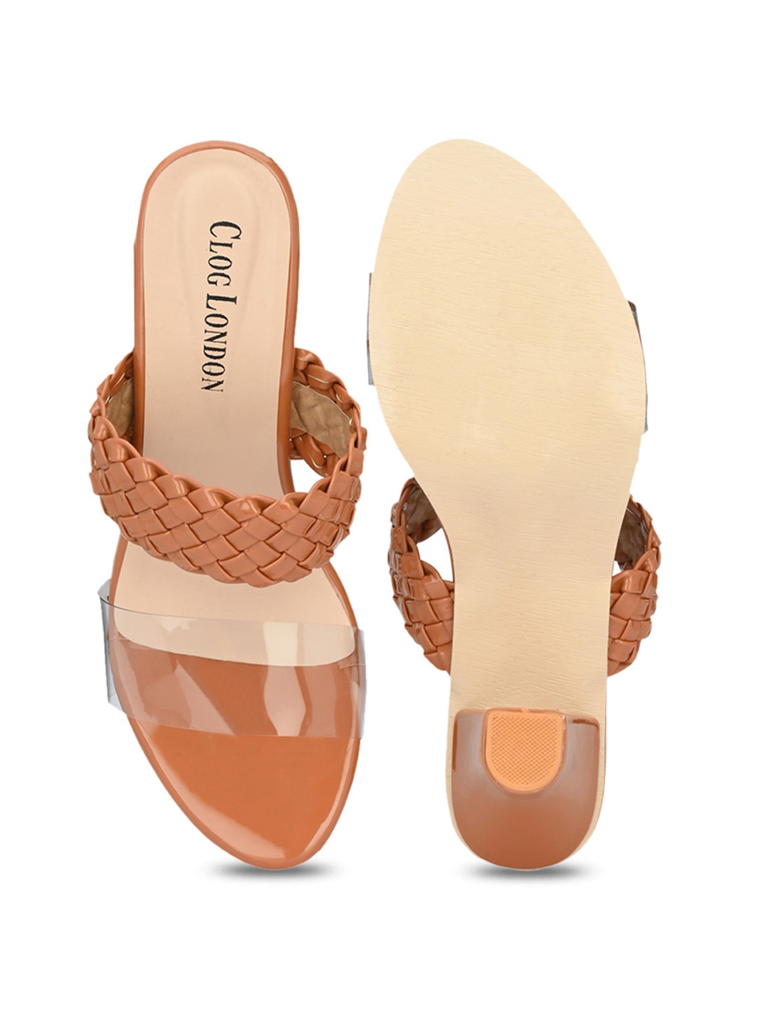 Clog London Women's Tan Casual Sandals