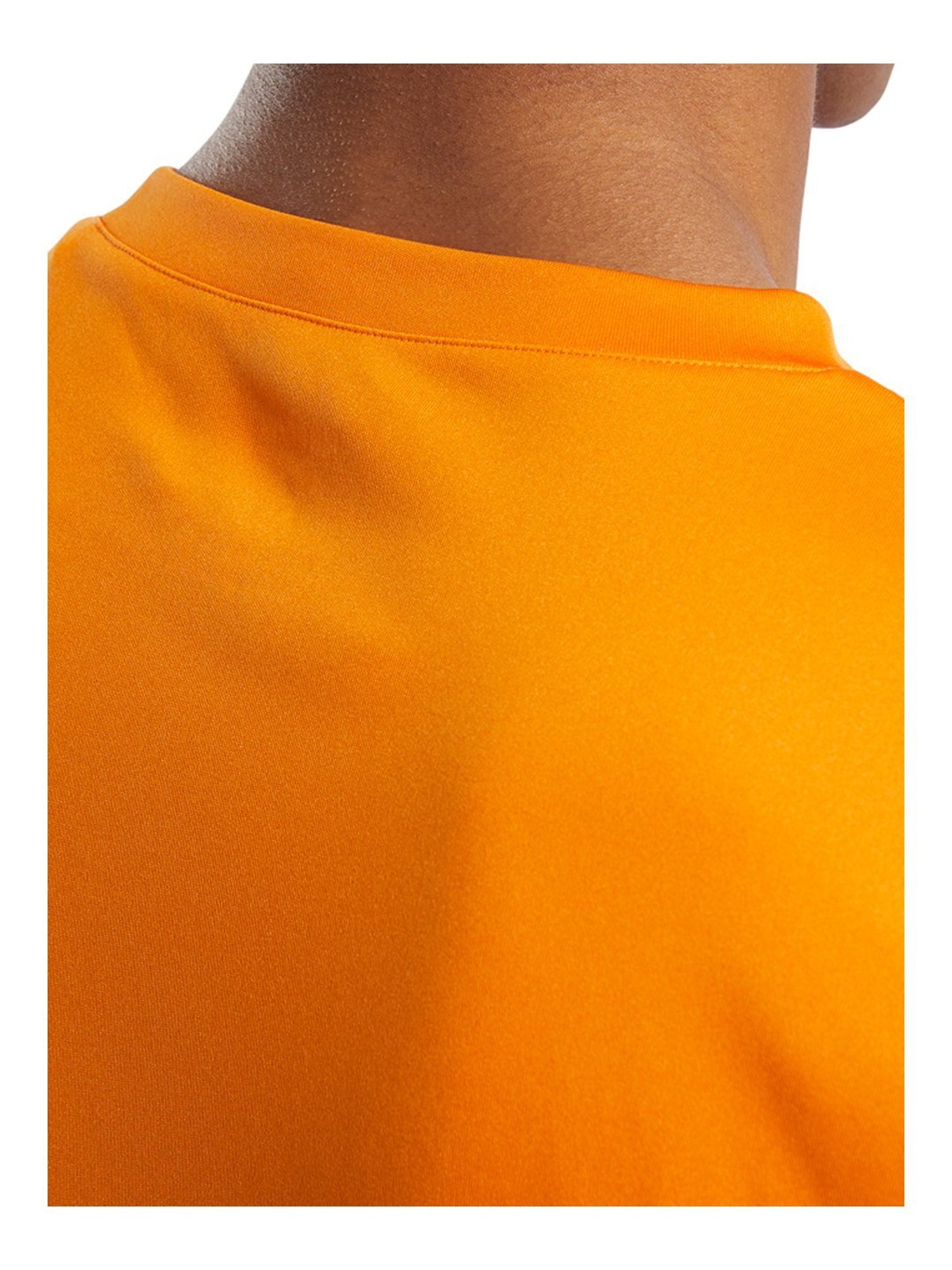 Reebok Orange Relaxed Fit Printed T-Shirt